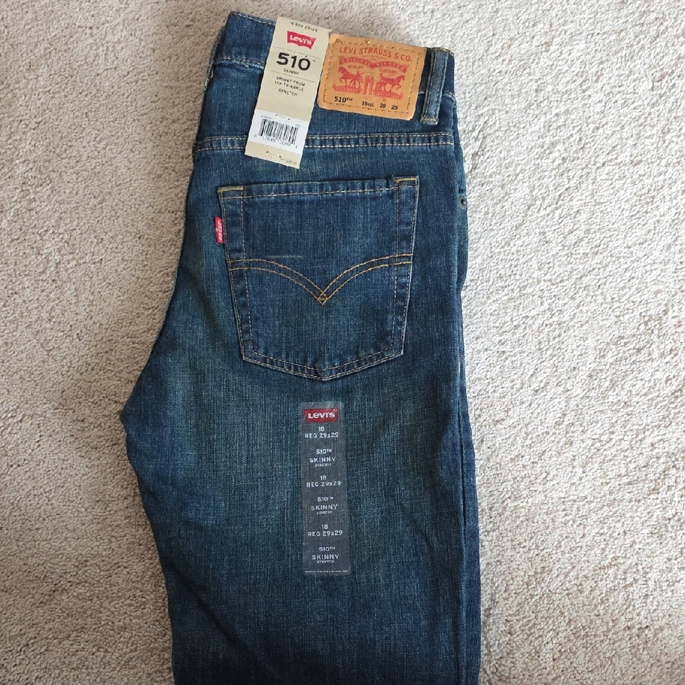 Levi's Men's Dark Blue Skinny Jeans